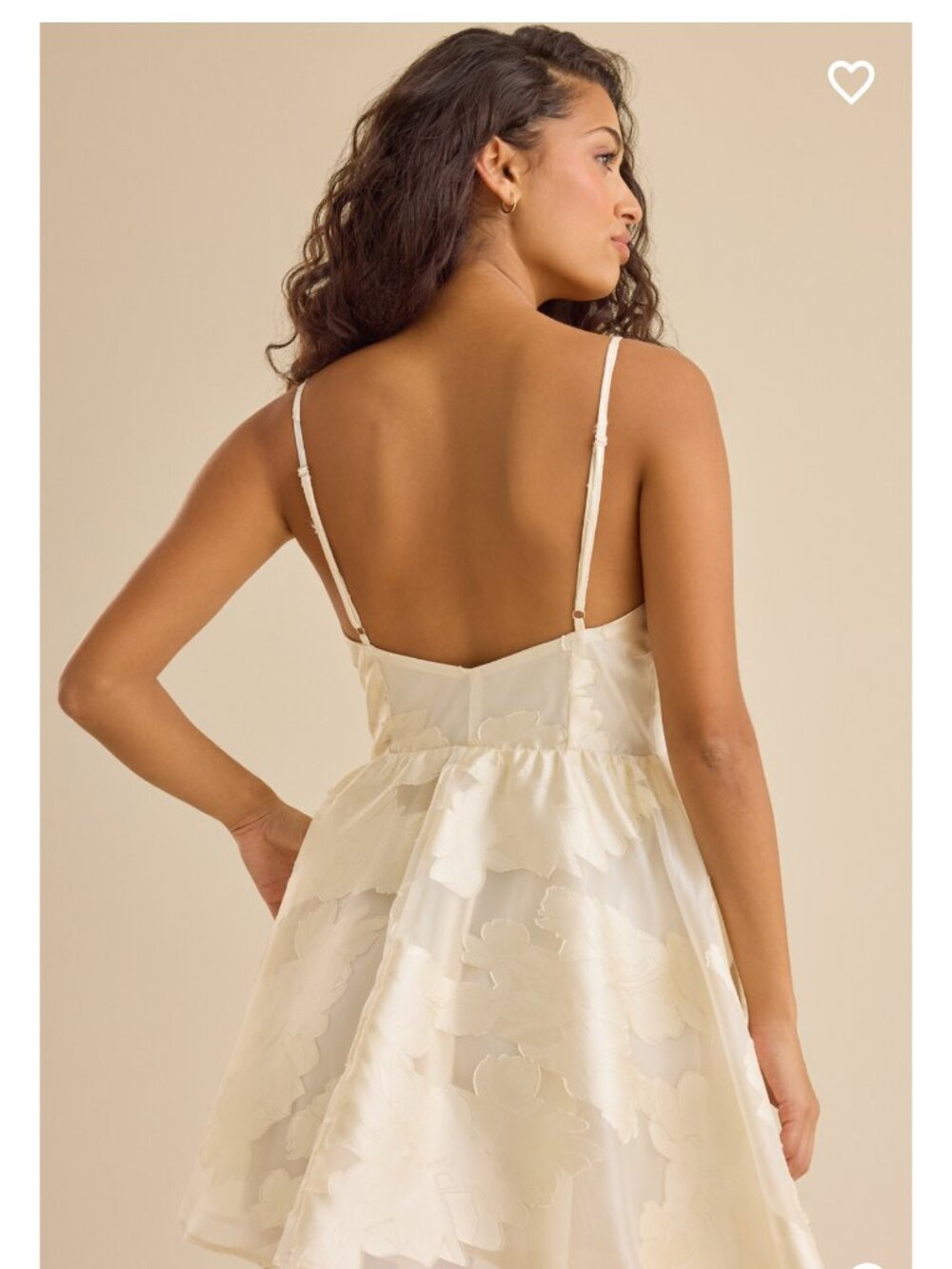 Altar'd State Dress, Novalee Satin Mini Dress - Picture 4 of 4